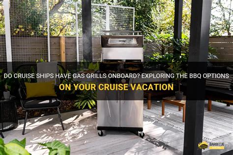 do cruise ships have gas cooks